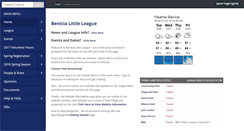 Desktop Screenshot of benicialittleleague.com